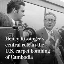 what kissinger did in cambodia u s