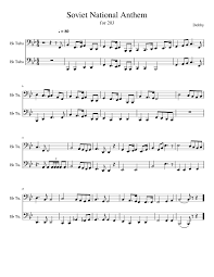 Switch to listseries locations countries regions. Soviet National Anthem Sheet Music For Piano Tuba Mixed Trio Musescore Com