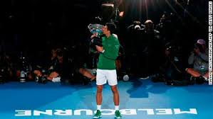 There are two perpetual trophies presented to each of the male and female singles winners of the australian open. Novak Djokovic Rallies To Win His Eighth Australian Open Title Cnn