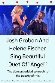 Music video by helene fischer, tom jones performing sexbomb. Josh Groban Sings Gripping Duet Of Arms Of An Angel Duet Singing Good Music
