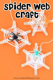craft stick spider web craft simply bessy