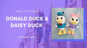 daisy duck free crochet patterns