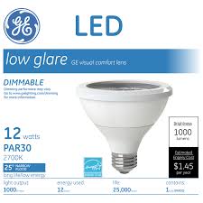 Ge Led Par30 Dimmable Warm White Flood Light Bulb 3000k 12w Officesupply Com