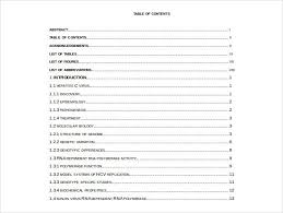 Abstract acknowledgments table of contents list of tables list of figures list of abbreviations list of symbols preface i. 24 Table Of Contents Pdf Doc Free Premium Templates