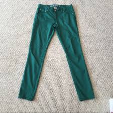 Mossimo Supply Co Green Skinny Pants
