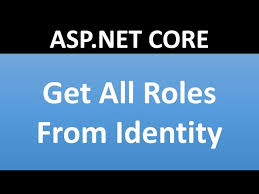 get all roles in asp net core ideny