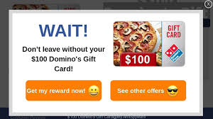 Sign up for coupons & buy gift cards. How To Remove 100 Domino S Gift Card Pop Ups Virus Removal Guide
