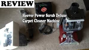 hoover power scrub deluxe carpet