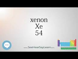xenon periodic table of elements