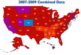 A Picture Is Worth In 1991 The Fattest Us States Were As