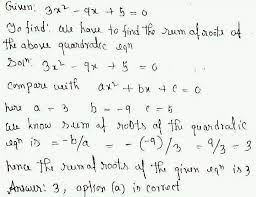 The Quadratic Equation 3x2 9x 5