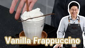 how to make vanilla bean frappuccino