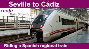 spanish regional train from seville to