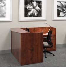 L Shaped Reception Desk With Drawers