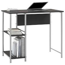 Constructed with 18mm mdf board with. Mainstays Basic Student Desk Black And Silver