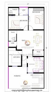 60 Ft House Plan 2 Bhk With Car Parking