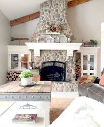 Fireplace Mantel With Fusion Mineral Paint