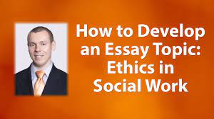 an essay topic ethical principles