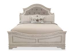Get ashley furnitures realyn chipp. Traditional Panel Bed In Chipped White Mathis Brothers Furniture
