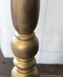 Antique Brass On Wood