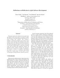 Find our here how you can articulate and format an exceptional reflection paper. Pdf Reflections On Reflection In Agile Software Development
