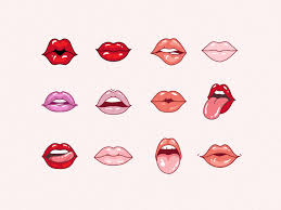 lips clip art by marita on dribbble