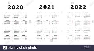 In a need of a printable vertical 2021 monthly calendar? Set Of A4 Size Vertical Simple Calendars In German At 2020 2021 2022 Years On White Stock Vector Image Art Alamy