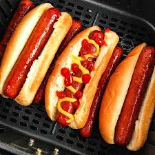 air fryer hot dogs air fried hot dogs