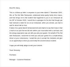 Sample Apology Letter To Customer 7 Documents In Pdf Word