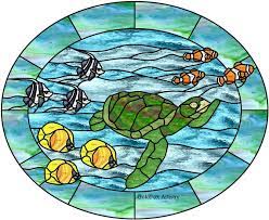 Sea Turtle And Tropical Fish Ocean