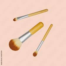 eco makeup brushes with wooden handle