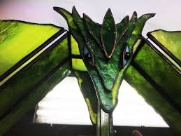 Stained Glass Dragon Jewelry Box