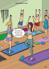 See more ideas about yoga cartoon, yoga, yoga funny. Pin By Soraya Keshmiri On Peace Love Yoga Funny Cartoons Jokes Yoga Funny Funny Yoga Memes