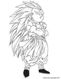 Your favorite characters in many transformations. Dragon Ball Z Gotrunks Coloring Page Coloring Pages Printable