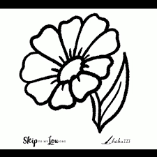 how to draw a flower easy tutorial