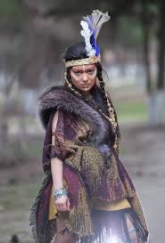 native american indian woman portrait