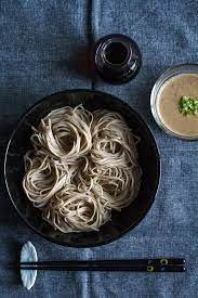 cold soba noodles with sweet walnut