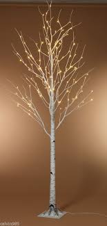 Lot Of 2 8 Lighted Birch Trees