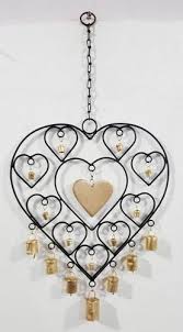 Heart Shape Iron Wall Hanging