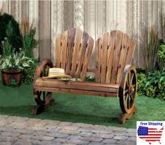Rustic Style Outdoor Furniture Wagon