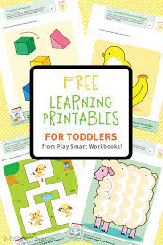 fun free printables for toddlers