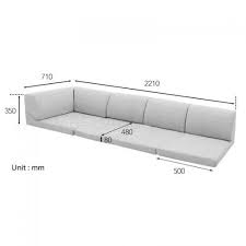 Rouen Floor Sofa Bed Bedandbasics