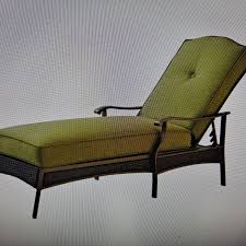 Cushioned Wicker Outdoor Chaise Lounge