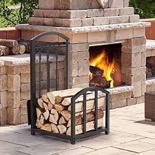 Yaheetech Firewood Rack Fireplace Log