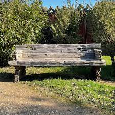 An English Driftwood Garden Bench