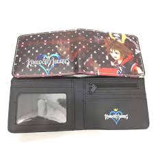 5 Styles Kingdom Hearts PU Leather Coin Purse Bifold Anime Wallet