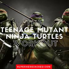 age mutant ninja turtles workout