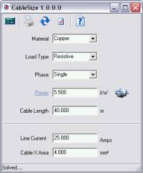 Power Cable Selection Software Download