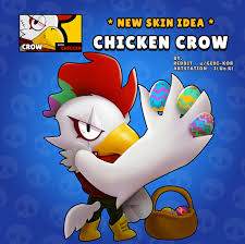 Learn the stats, play tips and damage values for crow from brawl stars! Skin Idea Chicken Crow Brawlstars