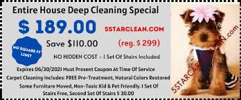 5 star carpet cleaning specials